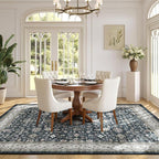Area Rug 6x9 for Living Room Bedroom | Low Pile; Non Slip;Machine Washable; - Image 2