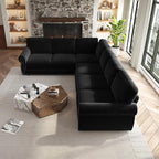 118" L-Shaped Sleeper Couch Bed - Image 8