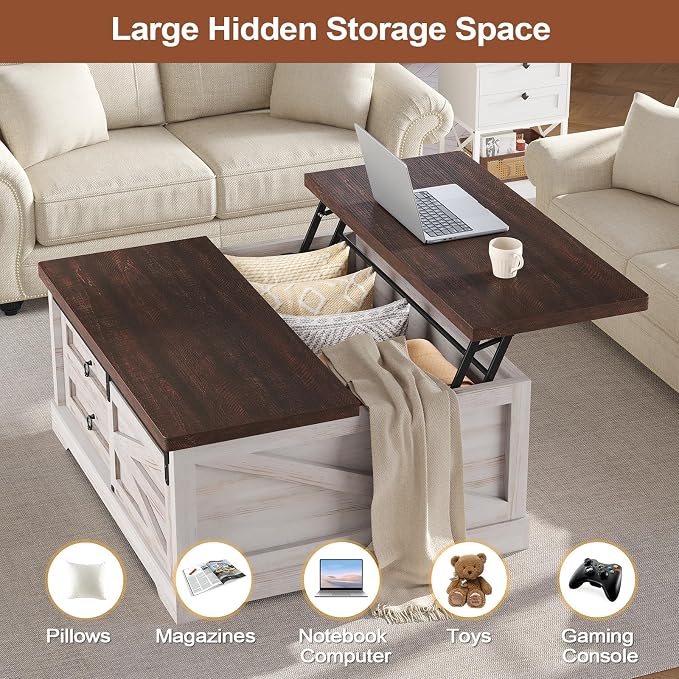 Itaar 39.4'' Lift Top Coffee Table - Image 5
