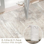 Abstract Kitchen Runner Rug 3x6 - Image 7