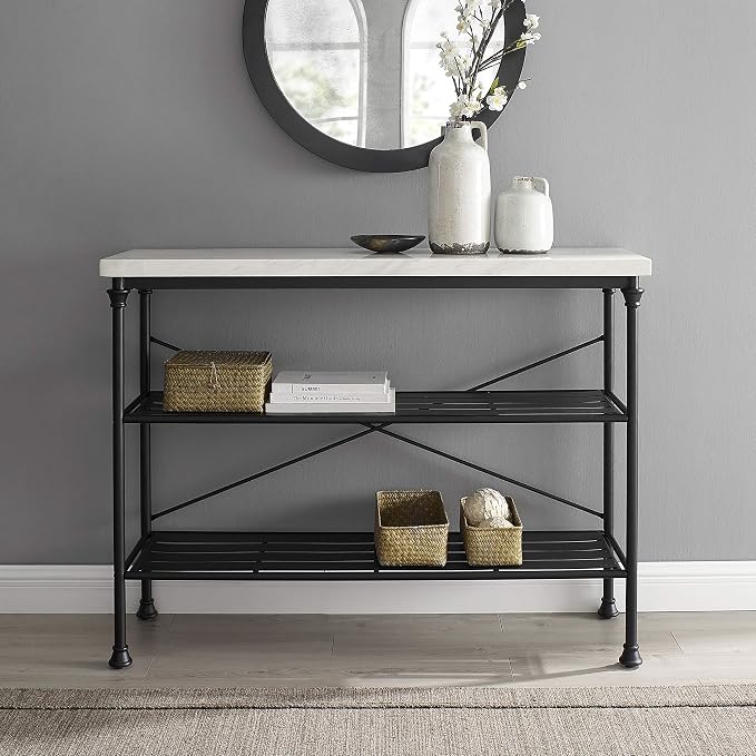 Crosley Furniture Madeleine Sofa Console Table - Image 7