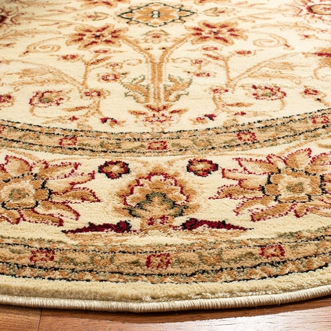 SAFAVIEH Lyndhurst Collection 10' Round Ivory/Ivory LNH212L Traditional - Image 3