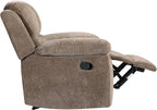 Betsy Furniture Modern Fabric Recliner Sofa Set, Loveseat w/Console, Recliner - Image 7
