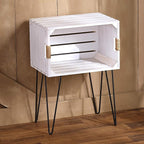 The Lakeside Collection Rustic Wooden Crate End Tables - Image 4