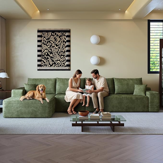 AUGOP 136" Sectional Couches for Living Room Modern Modular Sofa - Image 7