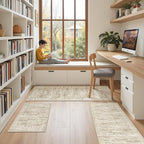 Kitchen Rugs Sets of 3, 2x3 2x4 2x5 Rug Runner, Dining Room, Soft Runner Rug - Image 3