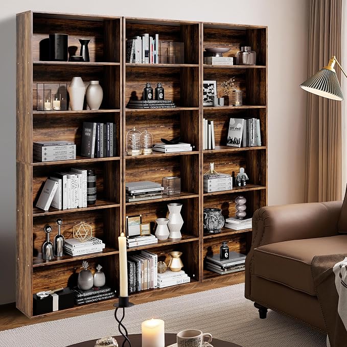 GRUSIGN 71" Tall 6-Tier Bookshelf, Large Open Display Bookcase - Image 8