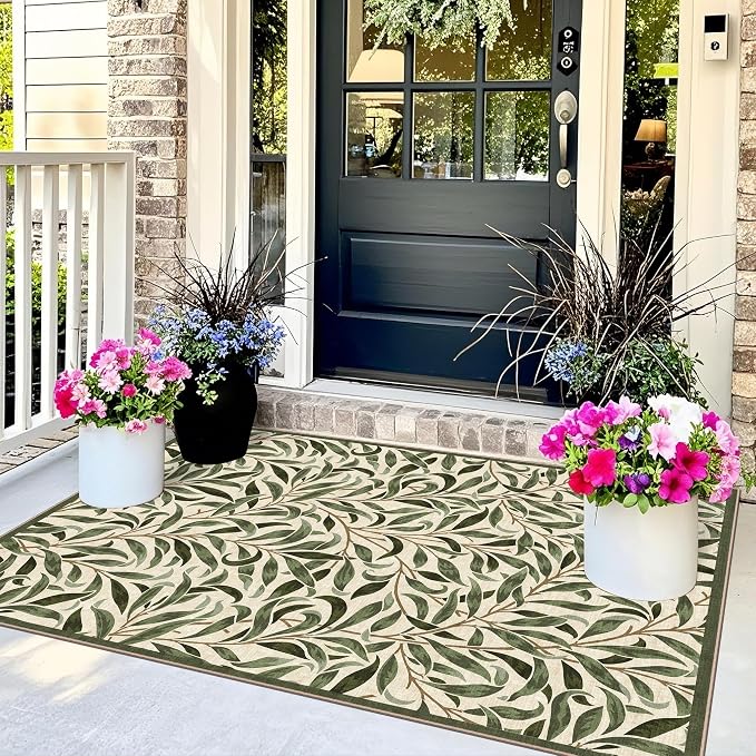 3x5 Leaf Entry Rug - Image 4