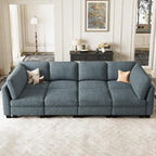 Belffin 111" Cloud Sectional Sleeper Sofa - Image 3