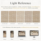 Schweek 9x12 Area Rug Khaki Vintage Distressed Washable Rugs - Image 6