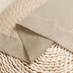 Chyhomenyc Taupe Sheer Curtains 54 Inch Long 2 Panels, Light Filtering Rod - Image 6