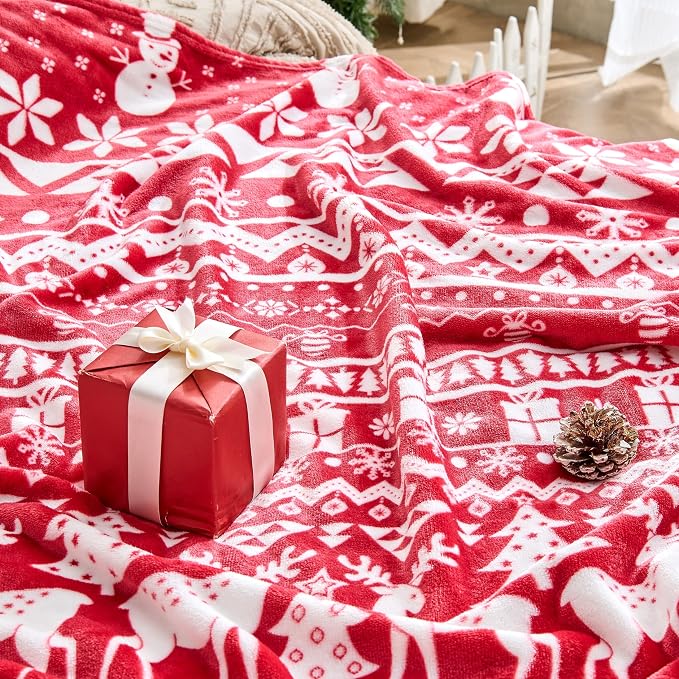 Edenleaf Christmas Blanket Soft Cozy Fleece Throws - Image 4