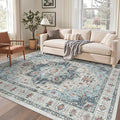 Madane 6x9 Area Rugs for Living Room, Soft Vintage Washable Rug, Dining Bedroom by Madane