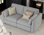Oversized 2 Seater Modular Sectional Sofa, Solid Wood Frame Sofa, Removable - Image 3