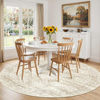Round Rug 6ft, Circle Rug for Dining Room Table, Dining Room, Nursery Room - Image 4