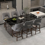 VKNOW Bar Stools Set of 6, Modern Counter Stools - Image 3