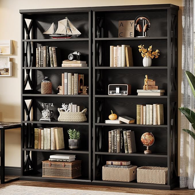 Tribesigns 6-Tier Bookshelf, 71 Inches Tall Freestanding Bookcase, Large - Image 3