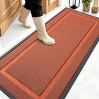 OLANLY Front Door Mat Outside 59x23, All-Season Heavy-Duty Rubber Doormat | by OLANLY