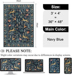 DUKINO 3x4 Rug, Washable Animal Area Rug - Image 2