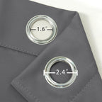 Blackout Curtains 66 x 84 inch/Frost Grey Curtains Set of 2 Panels/Thermal - Image 6