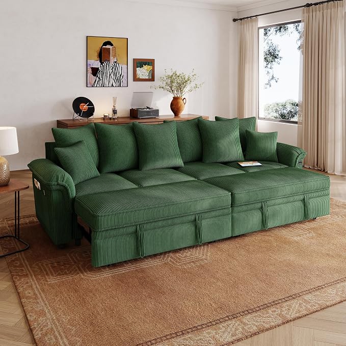 LINSY HOME Oversized Sectional Sleeper Sofa by LINSYHOME