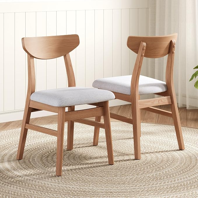 Virubi Set of 2 Modern Scandinavian Chairs by Virubi