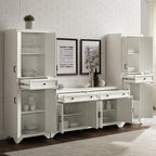 Crosley Furniture Tara 3-Piece Modern Farmhouse Sideboard Buffet Cabinet and - Image 9