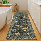 DUKINO 2x10 Kitchen Runner Rug, Soft Non Slip Animal Washable Rug, Non-Shedding - Image 8