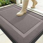 OLANLY Front Door Mat Outside 35x23, All-Season Heavy-Duty Rubber Doormat | by OLANLY