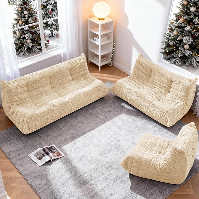 Bean Bag Loveseat Chair Big Sofa Beanbag Chair - Image 7