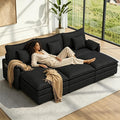Vesgantti 108" Cloud Couch for Living Room, t6 Seats Deep Seat Sectional by Vesgantti