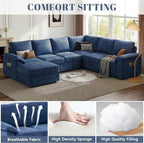 108 Inch Modular Sectional Sofa - Image 5