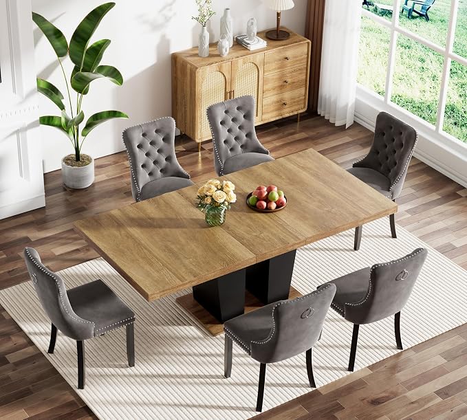Henf 7 Pieces Extendable Dining Table Set - Image 2