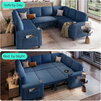 LINSY HOME Sectional Sleeper Sofa - Image 3
