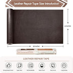 KING MOUNTAIN Leather Repair Patch, 12 x 60 Inches self Adhesive Leather Repair - Image 4