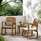 Christopher Knight Home Selma Acacia Rocking Chairs - Image 3