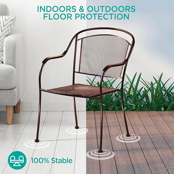 Wrought Iron Patio Furniture Feet Caps - Image 4