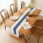 FEXIA Boho Blue Table Runner 60 Inches Long - Image 5