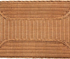 Bali & pari Minahasa Bohemian Light Honey Braided Rattan Side Table - Image 7
