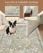 Madane Washable Area Rug 2x3 Small Entryway Rugs Non-Slip, Low Pile Floor Carpet - Image 7