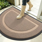 OLANLY Half Circle Front Door Mat Outside 35x23 All-Season Rubber Doormat | by OLANLY