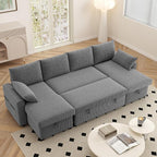 Sofa Bed, Apartment and Sunroom, Dark Gray by Winlice