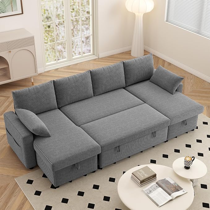 Sofa Bed, Apartment and Sunroom, Dark Gray by Winlice
