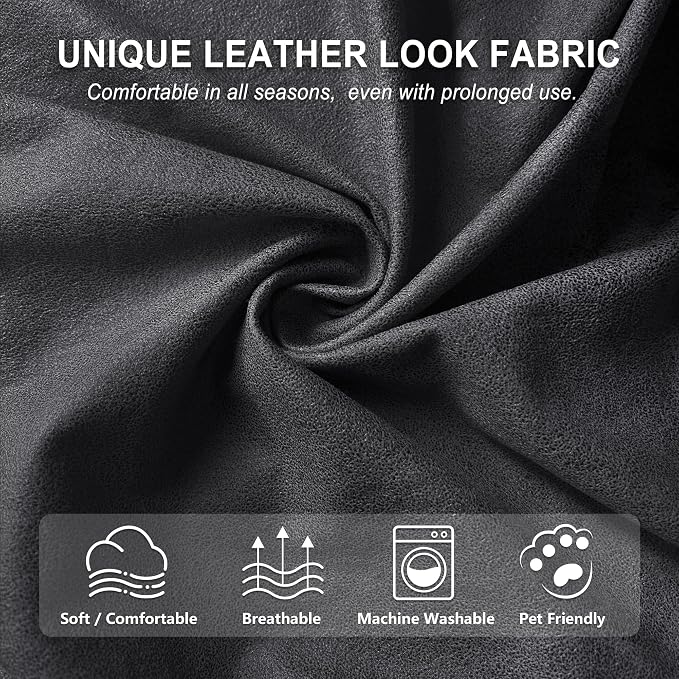 ANARACHON Leather Look Recliner Console Cover - Image 6