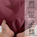 Simplebrand Rod Pocket Top Solid Voile Sheer Curtains - Image 7