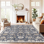 AMADA HOMEFURNISHING 9x12 Washable Area Rug, Low-Profile Large Area Rug - Image 9
