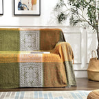Boho Couch Cover, Bohemian Throw Blanket Tassels Hippie Decor Covers Sofa Chair by Unknown