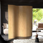 7 ft. Tall Reversible Bamboo Wave Screen - Image 7