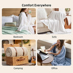 Bedsure GentleSoft 100% Cotton Blanket King Size - Image 5