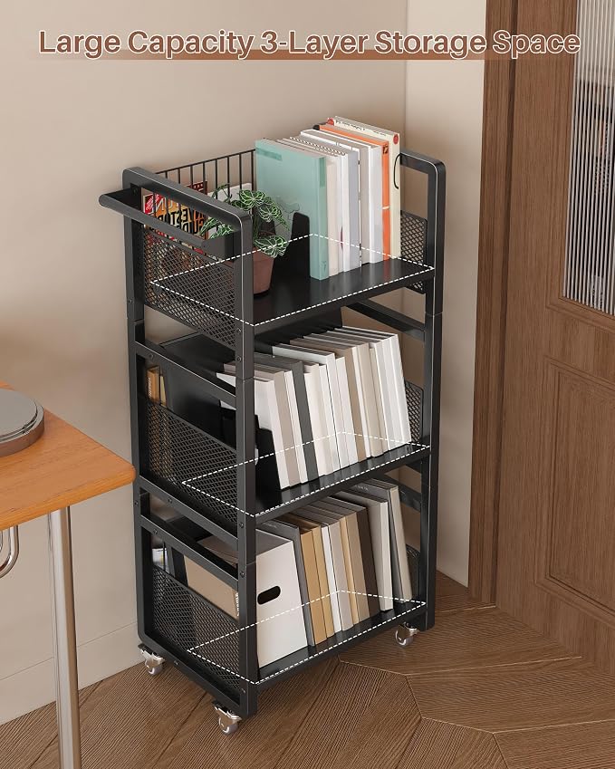 UMDONX Book Cart Heavy Duty Double-Sided - Image 7